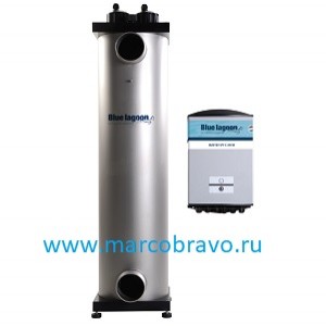 Ультрафиолетовая установка Van Erp Blue Lagoon Xpert Buster UV-C 420W (до 49 м³/ч, 220 В), с датчиком потока