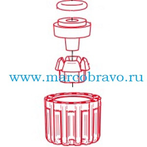 Комплект ниппелей Etatron арт. KRA0007001, PVDF головки 