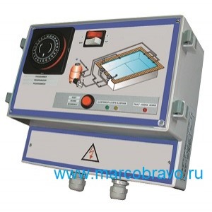 Щит управления фильтровальной установкой Fiberpool VC006 (220в/380в), с таймером, 5 кВт