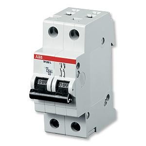 Выключатель автоматический ABB SH202L C25 (2-х полюсный, 25А)