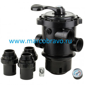 Вентиль 6-ти позиционный Emaux MPV07 (верхний, 1,5