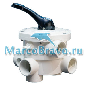 Вентиль 6-ти позиционный Emaux MPV03 (боковой, 1 1/2