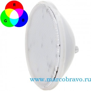 Светодиодная многоцветная лампа SeaMAID RGB-PAR56 16 Вт, взамен галогеновой лампы PAR56 300Вт