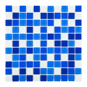 Плитка мозаичная AquaViva Cristall Bagama (25x25х4 мм), темная