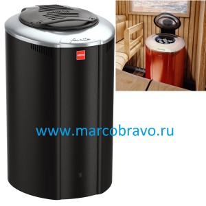 Напольная электрическая печь для сауны Harvia Forte AF4 Black (5-8 м3, 4 кВт, 400 В) (с внешним пультом управления)